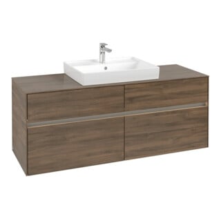 V&B Waschtischunterschrank Collaro 140x54,8x50cm, WT mi, LED 10 W, Ariz. Oa