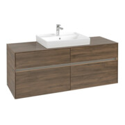 V&B Waschtischunterschrank Collaro 140x54,8x50cm, WT mi, LED 10 W, Ariz. Oa
