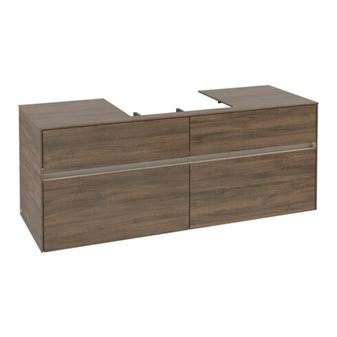 V&B Waschtischunterschrank Collaro 140x54,8x50cm, WT mi, LED 10 W, Ariz. Oa