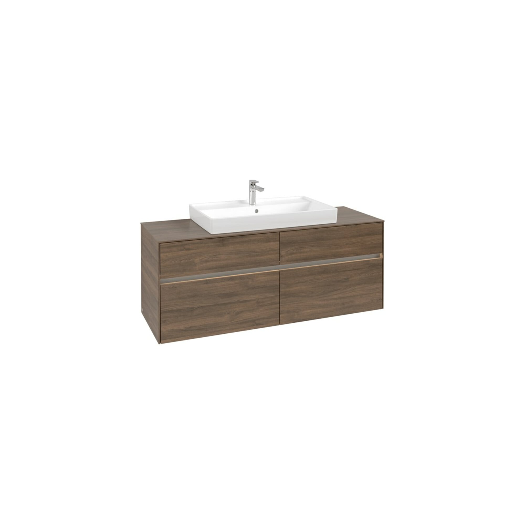 V&B Waschtischunterschrank Collaro 140x54,8x50cm, WT mi, LED 10 W, Ariz. Oa ; Villeroy & Boch