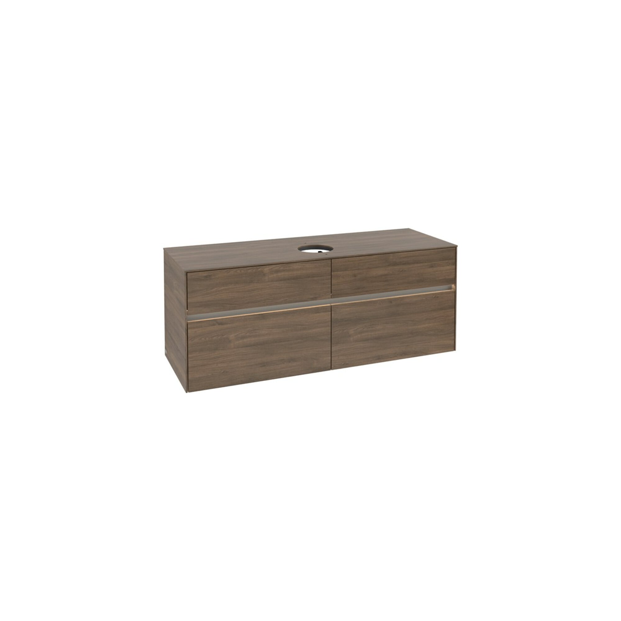 V&B Waschtischunterschrank Collaro 140x54,8x50cm, WT mi, LED 10 W, Ariz. Oa ; Villeroy & Boch
