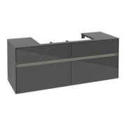 V&B Waschtischunterschrank Collaro 140x54,8x50cm, WT mi, LED 10 W, glo Gr-3