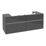 V&B Waschtischunterschrank Collaro 140x54,8x50cm, WT mi, LED 10 W, glo Gr-3