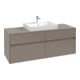 V&B Waschtischunterschrank Collaro 140x54,8x50cm, WT mi, LED 10 W, Mar bl.-1