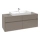 V&B Waschtischunterschrank Collaro 140x54,8x50cm, WT mi, LED 10 W, Mar bl.-1