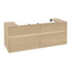 V&B Waschtischunterschrank Collaro 140x54,8x50cm, WT mi, LED 10 W, Nord Oa-3