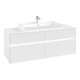 V&B Waschtischunterschrank Collaro 140x54,8x50cm, WT mi, LED 10 W, wh. ma-3