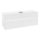 V&B Waschtischunterschrank Collaro 140x54,8x50cm, WT mi, LED 10 W, wh. ma-1