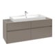 V&B Waschtischunterschrank Collaro 140x54,8x50cm, WT mittig, gaphite-1