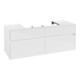 V&B Waschtischunterschrank Collaro 140x54,8x50cm, WT mittig, glossy white-1