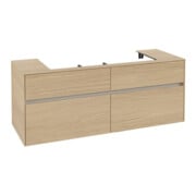V&B Waschtischunterschrank Collaro 140x54,8x50cm, WT mittig, nordic oak