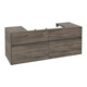 V&B Waschtischunterschrank Collaro 140x54,8x50cm, WT mittig, stone oak-1