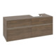 V&B Waschtischunterschrank Collaro 140x54,8x50cm, WT r, LED 10W, Ariz. Oa-3