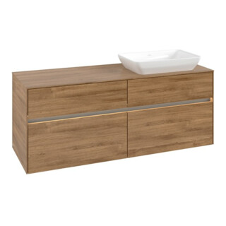 V&B Waschtischunterschrank Collaro 140x54,8x50cm, WT r, LED 10W, Kan Oa