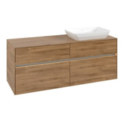 V&B Waschtischunterschrank Collaro 140x54,8x50cm, WT r, LED 10W, Kan Oa