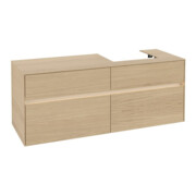 V&B Waschtischunterschrank Collaro 140x54,8x50cm, WT r, LED 10W, Nord Oa-3