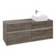 V&B Waschtischunterschrank Collaro 140x54,8x50cm, WT r, LED 10W, st. Oa-1
