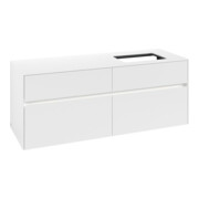 V&B Waschtischunterschrank Collaro 140x54,8x50cm, WT r, LED 10W, wh. ma-4