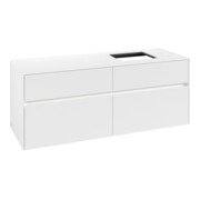 V&B Waschtischunterschrank Collaro 140x54,8x50cm, WT r, LED 10W, wh. ma-3