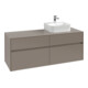 V&B Waschtischunterschrank Collaro 140x54,8x50cm, WT r, LED-Beltg. 10W, Tau-1