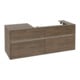 V&B Waschtischunterschrank Collaro 140x54,8x50cm, WT r, m LED, Ariz. Oa-1