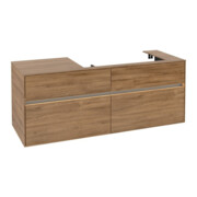 V&B Waschtischunterschrank Collaro 140x54,8x50cm, WT r, m LED, Kan Oa