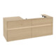 V&B Waschtischunterschrank Collaro 140x54,8x50cm, WT r, m LED, Nord Oa-1