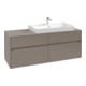 V&B Waschtischunterschrank Collaro 140x54,8x50cm, WT r, m LED, so gre.-1