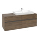 V&B Waschtischunterschrank Collaro 140x54,8x50cm, WT rechts, arizona oak-1