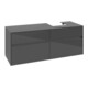 V&B Waschtischunterschrank Collaro 140x54,8x50cm, WT rechts, glossy grey-3