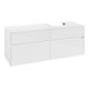V&B Waschtischunterschrank Collaro 140x54,8x50cm, WT rechts, glossy white-3