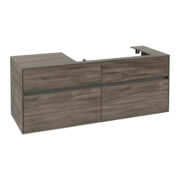 V&B Waschtischunterschrank Collaro 140x54,8x50cm, WT rechts, stone oak