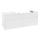 V&B Waschtischunterschrank Collaro 140x54,8x50cm, WT rechts, white matt-1