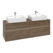 V&B Waschtischunterschrank Collaro 160x54,8x50cm, f 2 WT, LED 12W, Ariz. Oa