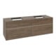 V&B Waschtischunterschrank Collaro 160x54,8x50cm, f 2 WT, LED 12W, Ariz. Oa-3