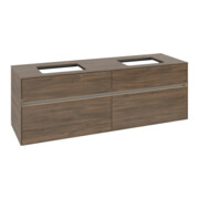 V&B Waschtischunterschrank Collaro 160x54,8x50cm, f 2 WT, LED 12W, Ariz. Oa