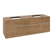 V&B Waschtischunterschrank Collaro 160x54,8x50cm, f 2 WT, LED 12W, Kan Oa