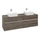 V&B Waschtischunterschrank Collaro 160x54,8x50cm, f 2 WT, m LED, st. Oa-1