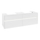 V&B Waschtischunterschrank Collaro 160x54,8x50cm, f 2 WT, m LED, wh. ma-3