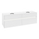 V&B Waschtischunterschrank Collaro 160x54,8x50cm, f 2 WT, m LED, wh. ma-3