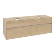 V&B Waschtischunterschrank Collaro 160x54,8x50cm, f 2 WT, Nordic Oak-4