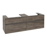 V&B Waschtischunterschrank Collaro 160x54,8x50cm, f 2 WT, stone oak-3