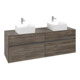 V&B Waschtischunterschrank Collaro 160x54,8x50cm, f 2 WT, stone oak-1