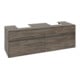 V&B Waschtischunterschrank Collaro 160x54,8x50cm, f 2 WT, stone oak-4