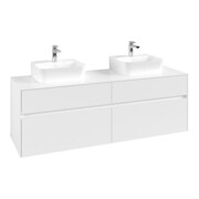V&B Waschtischunterschrank Collaro 160x54,8x50cm, f 2 WT, white matt