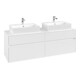 V&B Waschtischunterschrank Collaro 160x54,8x50cm, f 2 WT, white matt-3