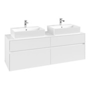 V&B Waschtischunterschrank Collaro 160x54,8x50cm, f 2 WT, white matt-3