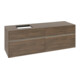 V&B Waschtischunterschrank Collaro 160x54,8x50cm, WT l, LED 12W, Ariz. Oa-3