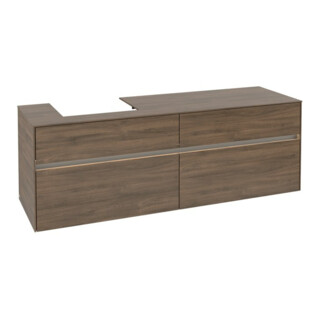 V&B Waschtischunterschrank Collaro 160x54,8x50cm, WT l, LED 12W, Ariz. Oa