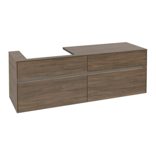 V&B Waschtischunterschrank Collaro 160x54,8x50cm, WT l, LED 12W, Ariz. Oa